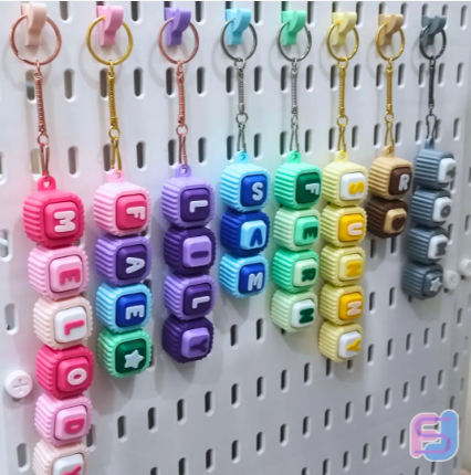 3 Customized Name Keychains